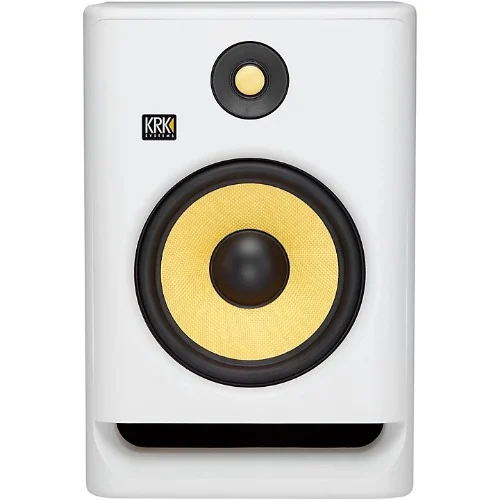 Picture of Picture of Product image thumbnail.Product image thumbnail.Product image thumbnail. KRK Rokit 8 G4 Professional Bi-amp 8" Powered Studio Monitor - White Pair