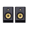 Picture of Picture of Product image thumbnail.Product image thumbnail.Product image thumbnail. KRK Rokit 8 G4 Professional Bi-amp 8" Powered Studio Monitor - White Pair