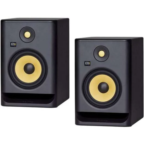 Picture of Picture of Product image thumbnail.Product image thumbnail.Product image thumbnail. KRK Rokit 8 G4 Professional Bi-amp 8" Powered Studio Monitor - Black Pair
